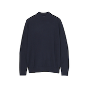 【WEB&一部店舗限】ハイゲージ天竺 モックネックプルオーバーニット