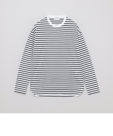 ラウンドヘムボーダーロンT