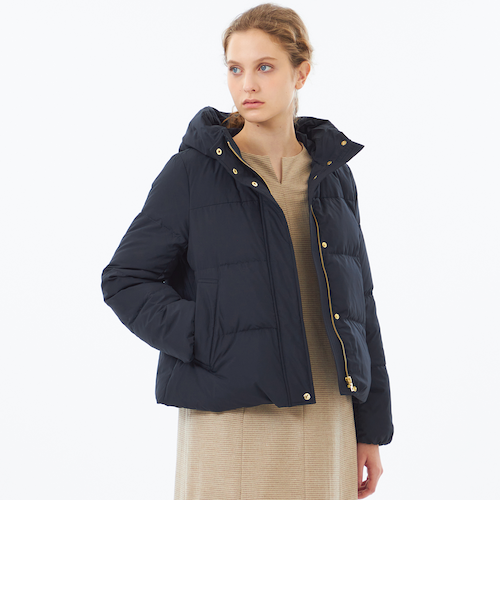 MACKINTOSHPHYLOSOPHY フーデッドショートダウン　黒　38 WEB&一部店舗限定】フーデッドショートダウン｜マッキントッシュ