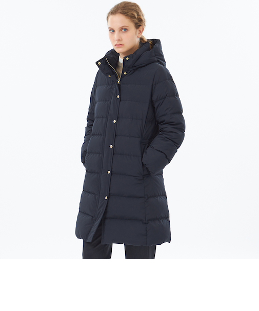 【WEB&一部店舗限定】フーデッドロングダウン