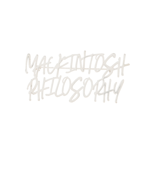 ライティングロゴブローチ