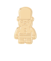 バッキンガムベア エンボスブローチ