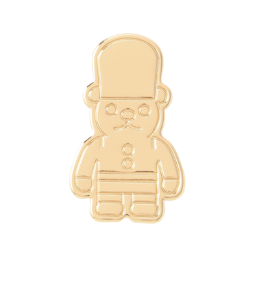 バッキンガムベア エンボスブローチ