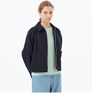 【WEB&一部店舗限定】メルトンジップブルゾン