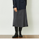 GREY LABEL ウールフラノラップスカート