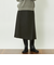 GREY LABEL ウールフラノラップスカート