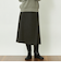 GREY LABEL ウールフラノラップスカート