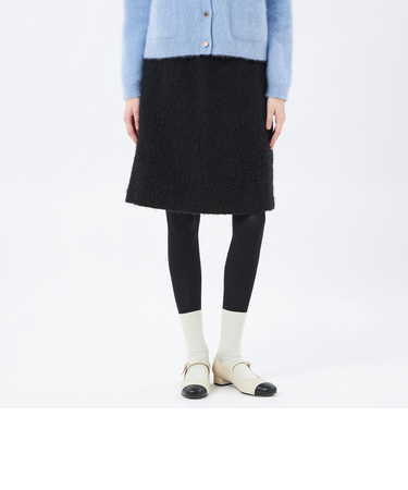 ウールシャギーショートスカート