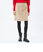 ウールシャギーショートスカート