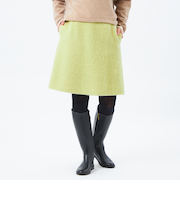 ウールシャギーショートスカート