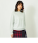 GREY LABEL ウールカシミヤクルーネックニット