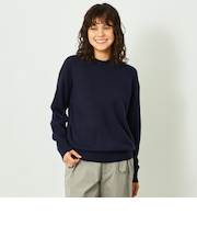 GREY LABEL ウールカシミヤクルーネックニット