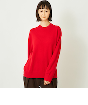 GREY LABEL ウールカシミヤクルーネックニット