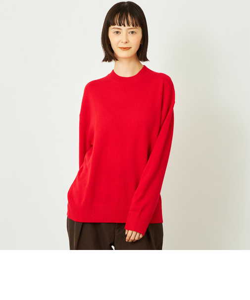 GREY LABEL ウールカシミヤクルーネックニット