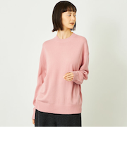 GREY LABEL ウールカシミヤクルーネックニット