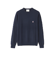 【WEB&一部店舗限定】バッキンガムベア ケーブル クルーネックプルオーバー