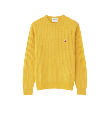 【WEB&一部店舗限定】バッキンガムベア ケーブル クルーネックプルオーバー