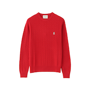 【WEB&一部店舗限定】バッキンガムベア ケーブル クルーネックプルオーバー