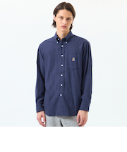 バッキンガムベア シャンブレーネル/チェック 長袖ボタンダウン