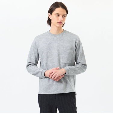 起毛ブリスター クルーネックロンＴ