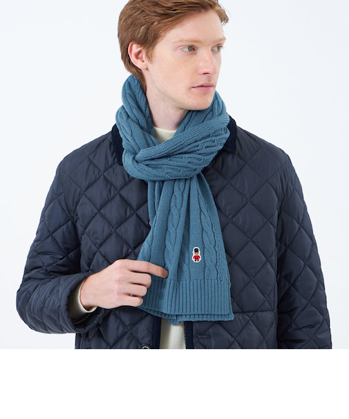 バッキンガムベア ケーブル ニットマフラー