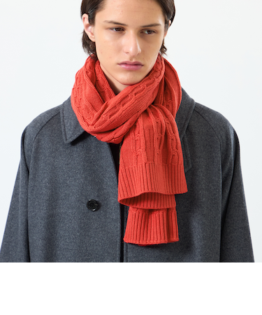 バッキンガムベア ケーブル ニットマフラー