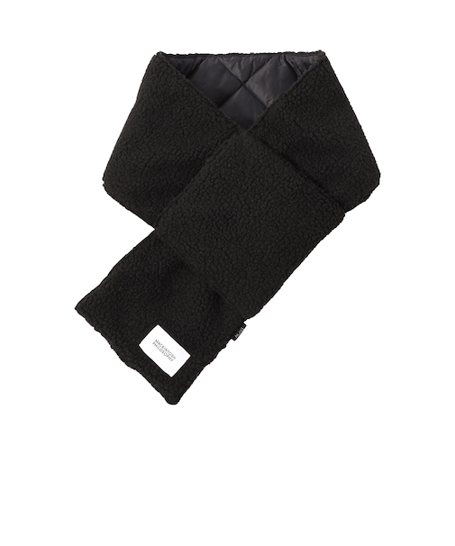 タフタ×ボア リバーシブルダウンマフラー with TAION