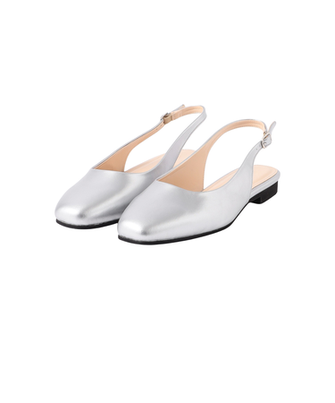 スリングバックスクエアパンプス