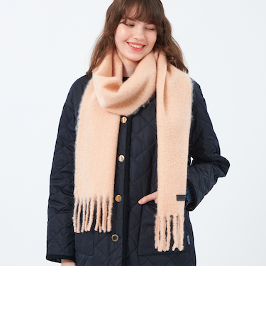 モヘヤミックスマフラー