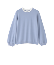 フリルカラーニット