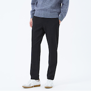 裏起毛ツイルストレッチ エラスティックパンツ