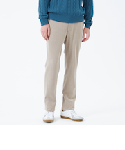 裏起毛ツイルストレッチ エラスティックパンツ