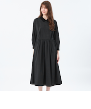 ベロアカラーワンピース