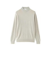 ハイゲージ天竺 モックネックプルオーバーニット