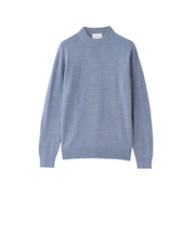 ハイゲージ天竺 モックネックプルオーバーニット