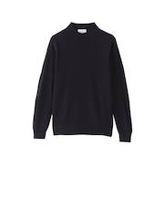 ハイゲージ天竺 モックネックプルオーバーニット