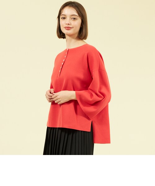 ワイドスリーブヘンリーネックニット｜マッキントッシュフィロソフィー 
