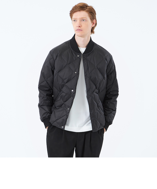 ダイヤキルトタフタ フライトジャケット with TAION