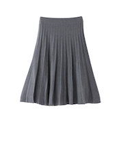 【WEB&一部店舗限定】フレアプリーツニットスカート