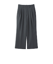 ファインウールハイウエストワイドパンツ