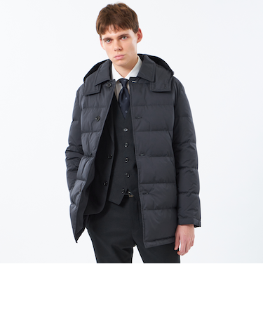 ナイロンハイマルチ WELLINGTON HOOD BT short(ウェリントンフードボタンスルーショート)