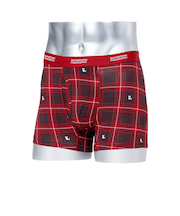 チェックマスクドキャット　ボクサーブリーフ/ベリーソフト