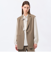 ウールツイルジレジャケット