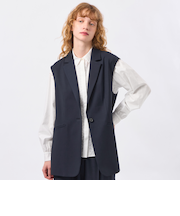 ウールツイルジレジャケット