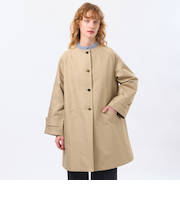 【WELBURY NO COLLAR(ウェルベリーノーカーラー)】ダブルクロス製