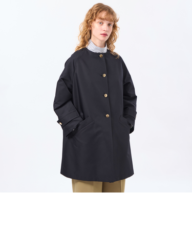 【WELBURY NO COLLAR(ウェルベリーノーカーラー)】ダブルクロス製