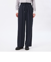 【Alby Easy Pants Wide(アルビーイージーパンツワイド)】ウールツイル製