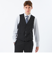 トロッター ウェストコート ＃109 ウール混ストレッチトロピカル