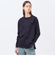 ラウンドヘムシルケットカットソー