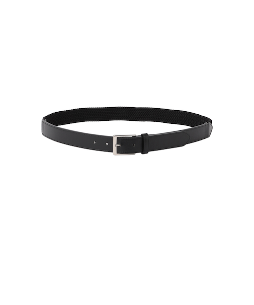 レザーメッシュコンビ ビジネスベルト